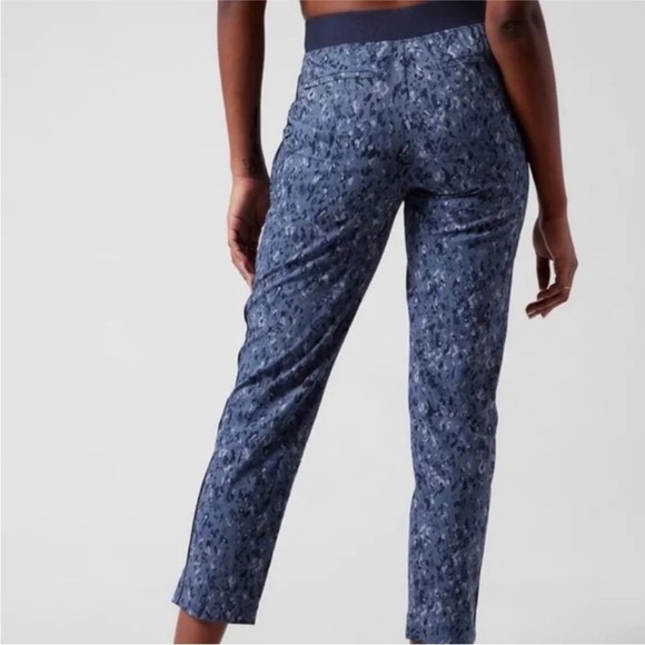 ATHLETA Brooklyn Ankle Pant on Captivate Chrome Blue - Picture 2 of 9